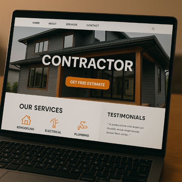 Homepage UX for contractor sites